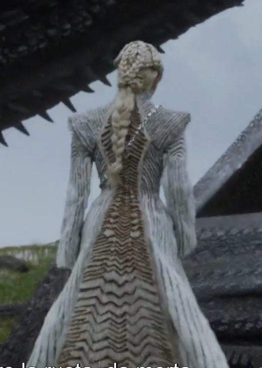 Daenerys white fur coat Grimilde Malatesta