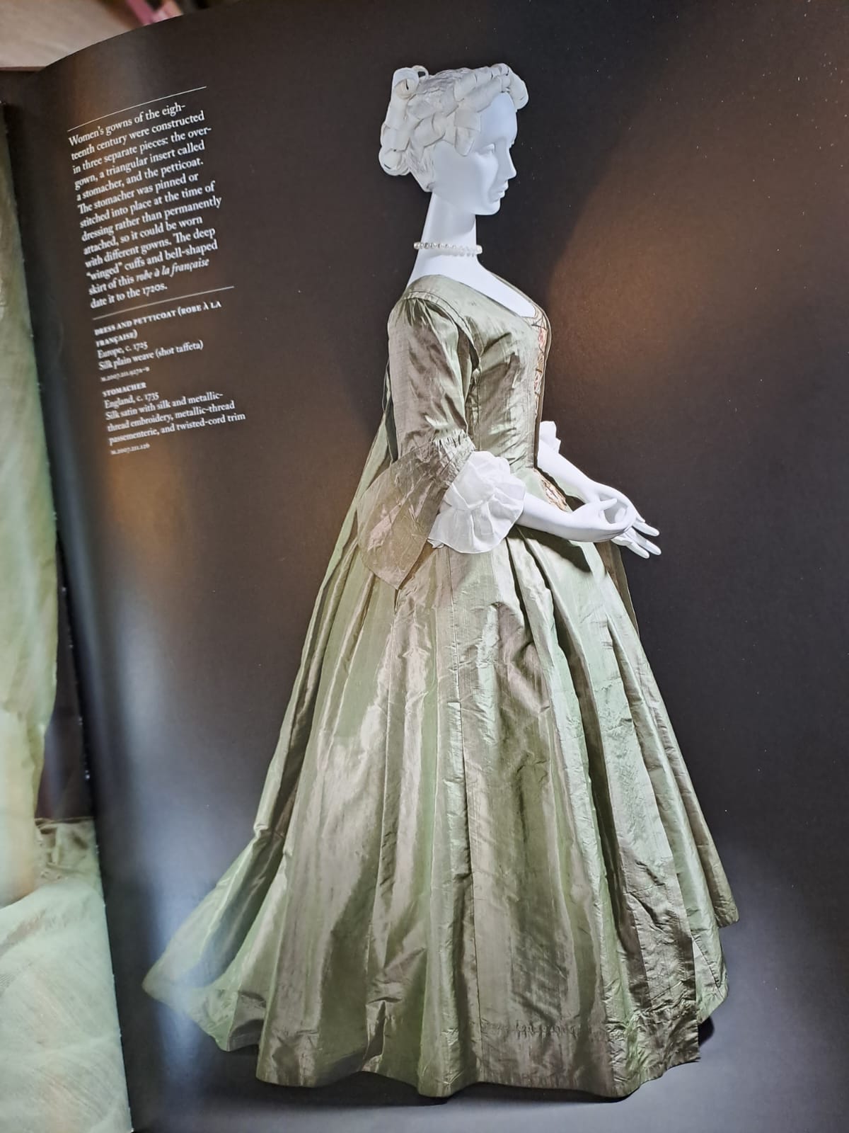 Madame de pompadour dress fabric