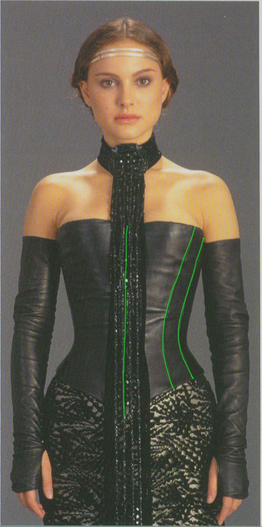 Padm's corset gown- costume analysis - Grimilde Malatesta
