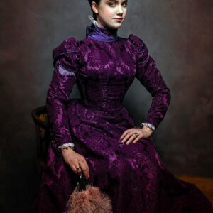 Purple teagown- reserved for Delia - Image 3