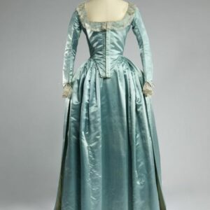 Poisonous plum- 18th century round gown - Image 9