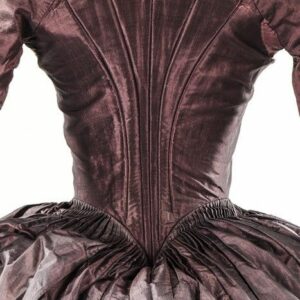 Poisonous plum- 18th century round gown - Image 6