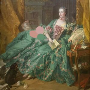 Madame de pompadour dress colors