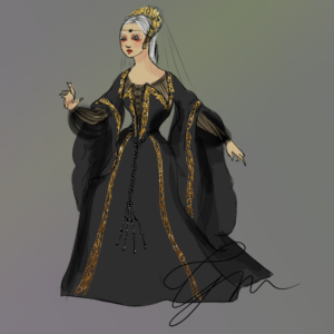 Shadow of the Black Queen- Reserved listing for Kimberly - Image 2