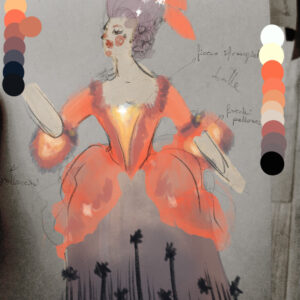 Private listing for ANU- Fairy of the dawn 18th century dress - Image 5