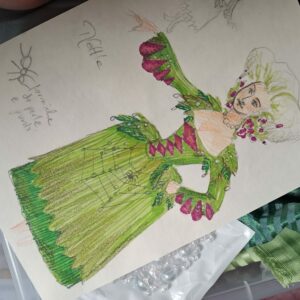 The Nettle flower dress