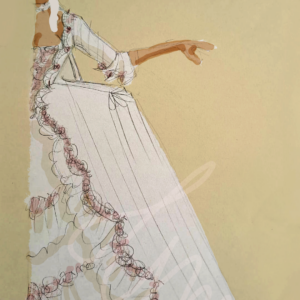 Robe à la française for Maureen - Image 3