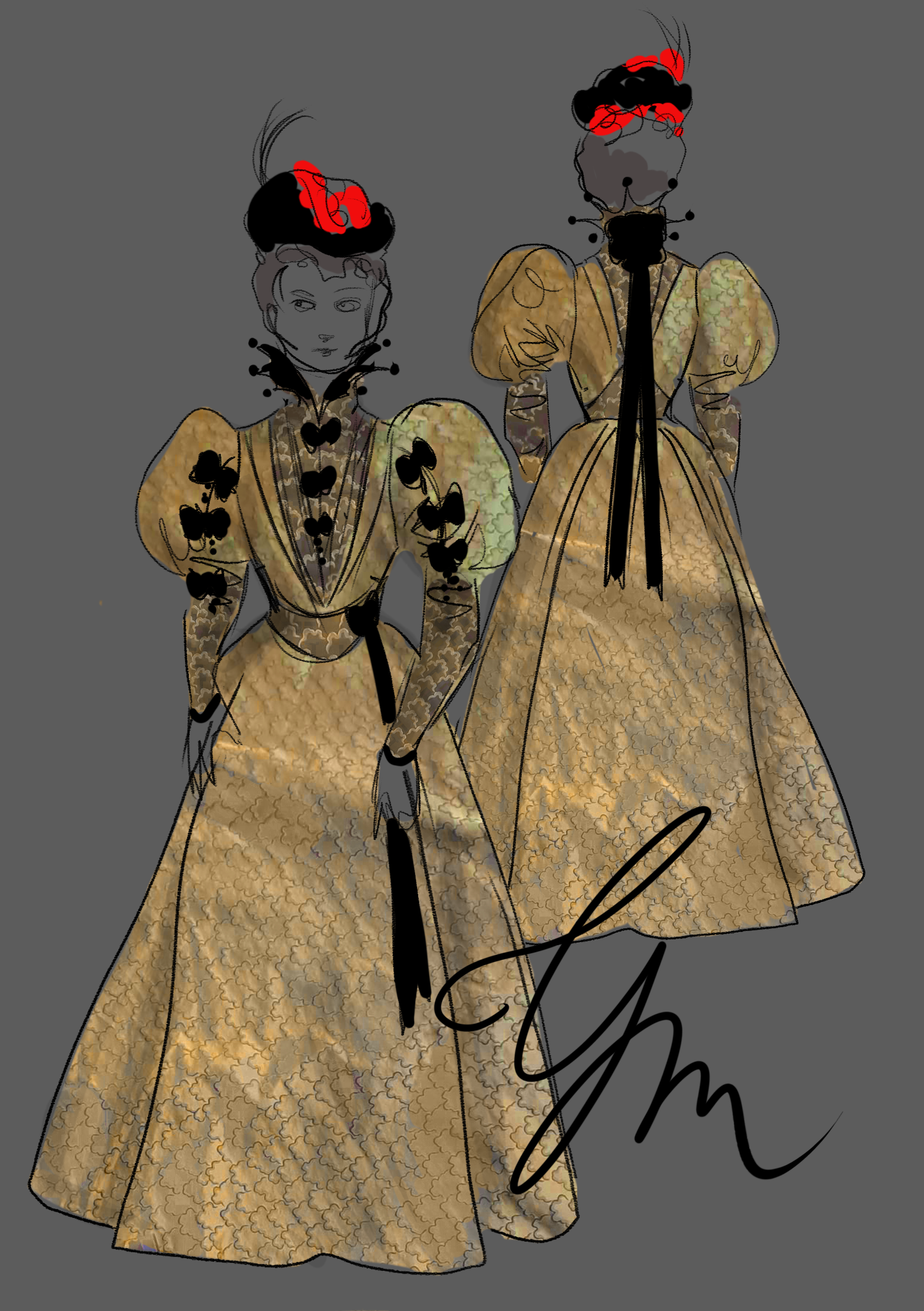 Golden Cloud 1895-1897 robe à transformation