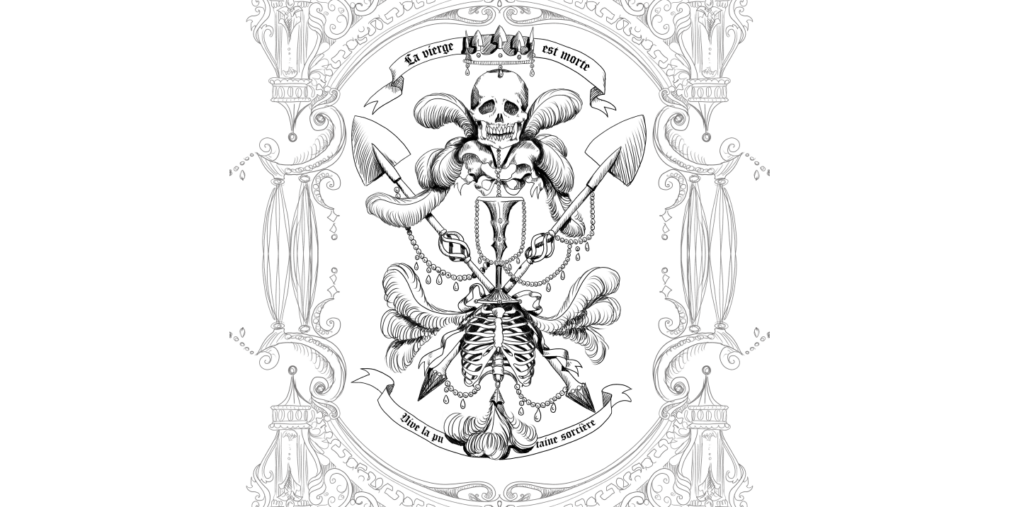 Discover the historically inspired iconography and the feminist message behind this design, available on Spoonflower as wallpaper, fabric, and other objects.