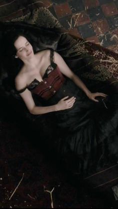 eva green penny dreadful corset