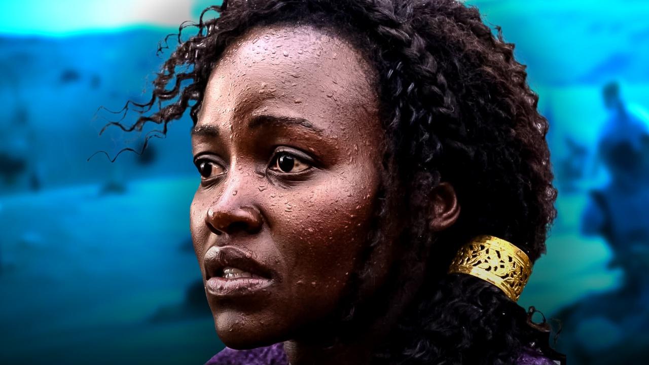 odyssey clitemnestra Lupita Nyong'o in Christopher Nolan's The Odyssey movie, in the role of Clitemnestra