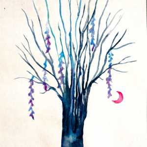 The blue tree