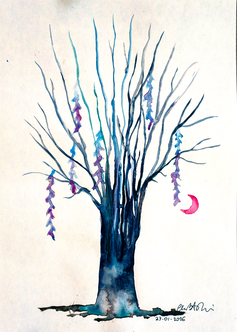 The blue tree