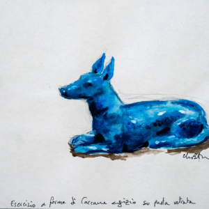 The blue dog