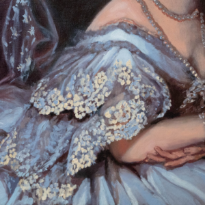Study after Ivan Makarov,Portrait of Anastasia Ushakova