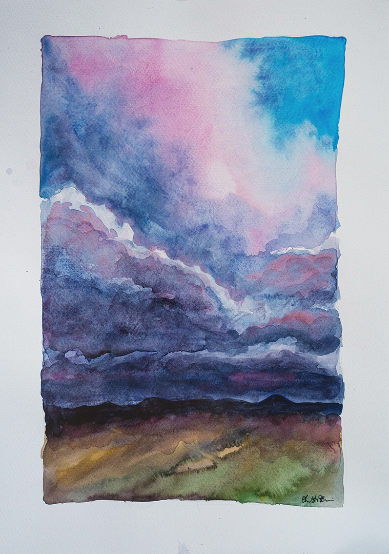 After the storm over the Paduan hills